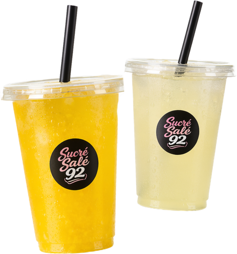 Citronnade et thé vert pêche glacé
